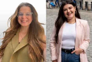 Headshots of New Hires, Stephanie Dallara and Hannah Mason